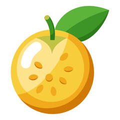 Modern Eugenia Uniflora Fruit Vector Graphic