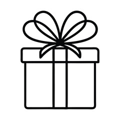 A vibrant vector illustration of a festive gift box with a decorative ribbon and bow, perfect for celebrating any holiday or special occasion