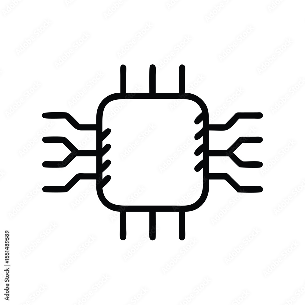 Poster computer chip processor cpu microchip technology hardware electronic component integrated circuit ce