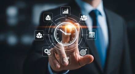 Fototapeta premium Optimizing Time Management Strategies for Increased Productivity and Efficiency