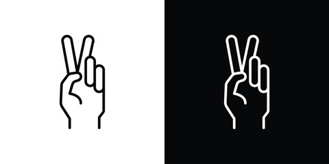 Hand scissors icon vector, Symbol, logo illustrations