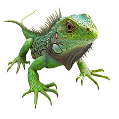 Obraz premium iguana, an icon, an emoji, overhead view, realistic, a 3D , very slight shadow, plastic, simple graphic, minimalist, minimalism, white background, soft light overhead, polycount, photorealism,