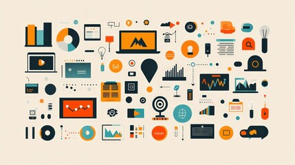 Modern digital tools collection