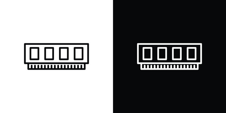 Memory icon vector, Symbol, logo illustrations