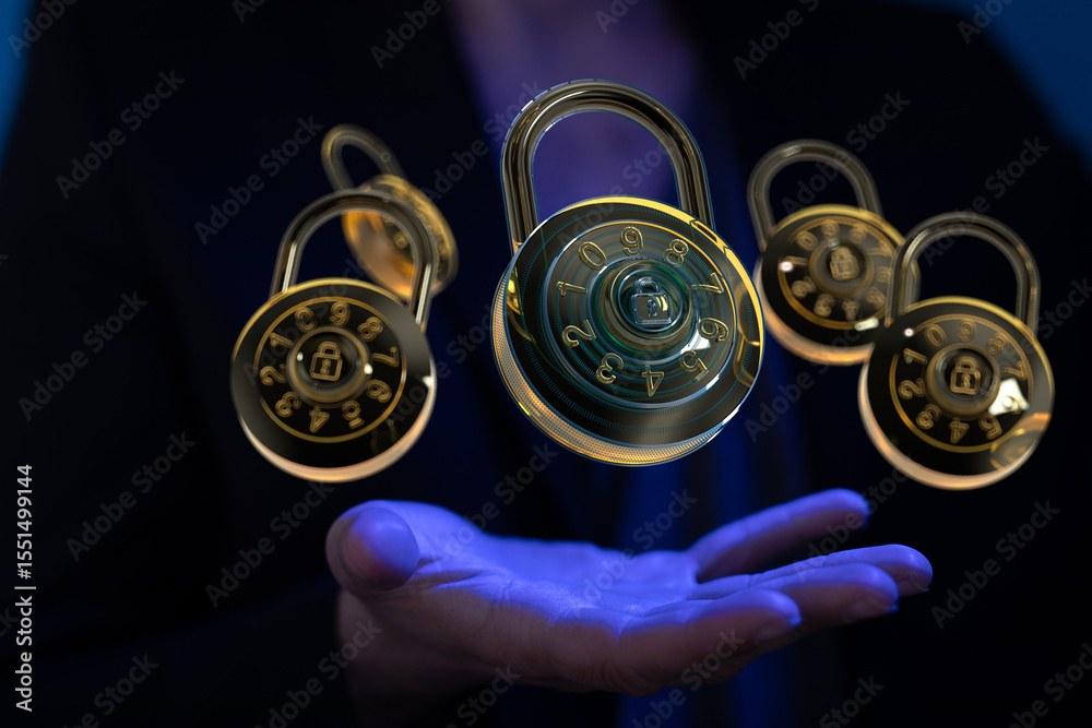 Aufkleber Protecting your data requires robust security measures.  Learn how strong passwords and encryption safeguard your digital assets.