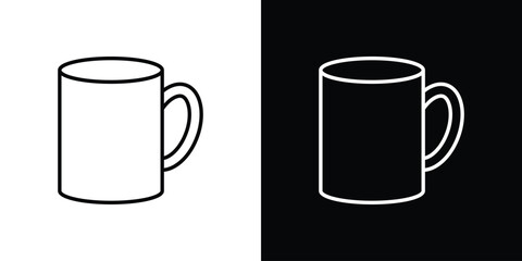 Mug icon vector, Symbol, logo illustrations