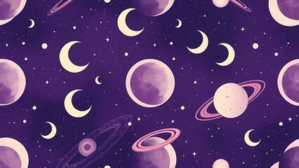 seamless background with stars