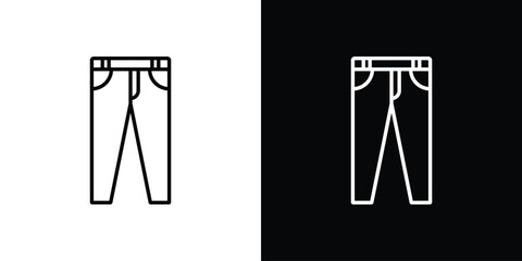 Pants icon vector, Symbol, logo illustrations