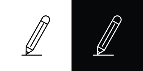 Pencil icon vector, Symbol, logo illustrations