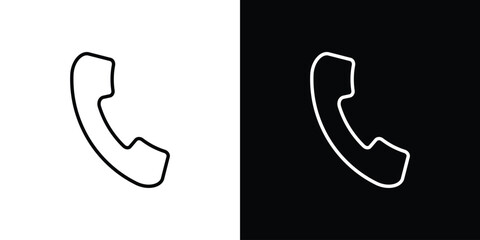 Phone icon vector, Symbol, logo illustrations
