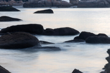 Sunrise at Teluk Cempedak which is located in Kuantan, Malaysia