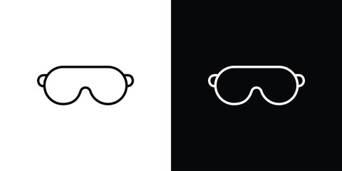 Sleeping mask icon vector, Symbol, logo illustrations