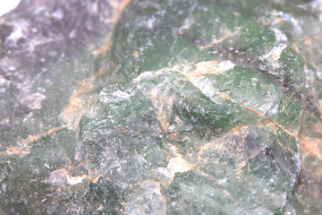 Close up of spiritual holistic crystal grain and rock for background