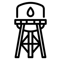 Water Tower Icon
