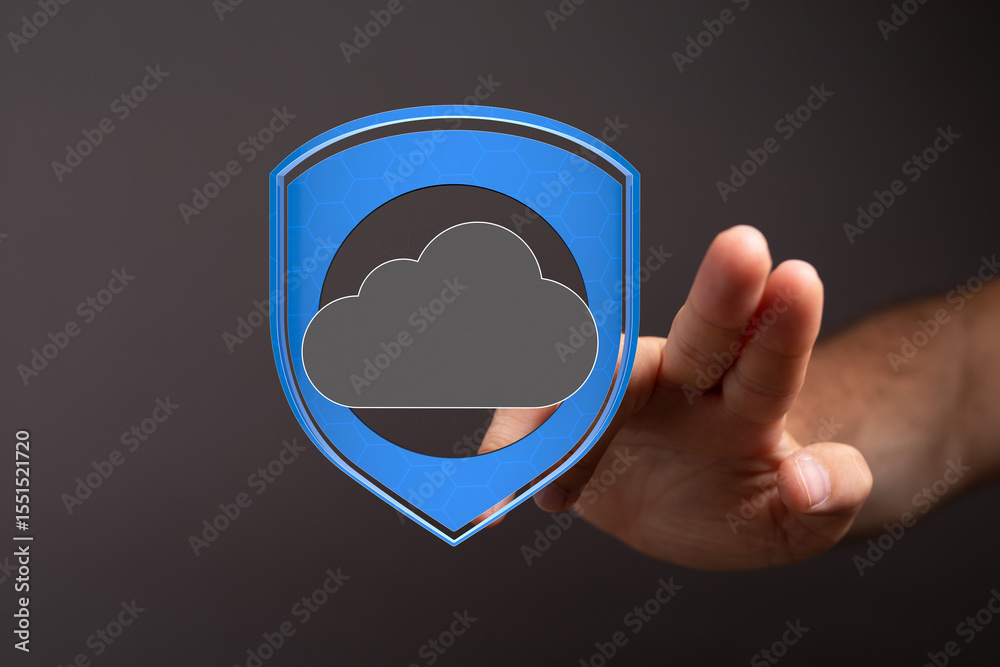 Aufkleber Ensuring your cloud data is safe and secure with advanced protection.