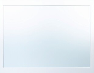 Obraz premium Frosted glass panel effect overlay on blurred white background, soft focus edge