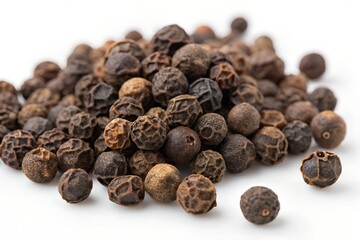 Fototapeta premium black pepper on white
