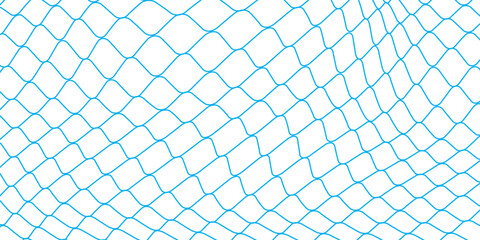 Curved net pattern. Seamless design for sportswear or equipment like soccer goals, volleyball nets, basketball hoops, hockey nets, and athletic gear.