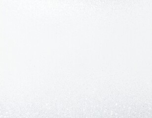 Abstract noise texture in white with silver sparkle dust overlay on matte white backg