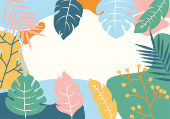 ฺฺBanner frame background .Colorful poster background