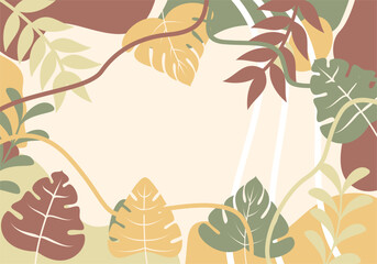 Colorful poster background.branches,art print for beauty