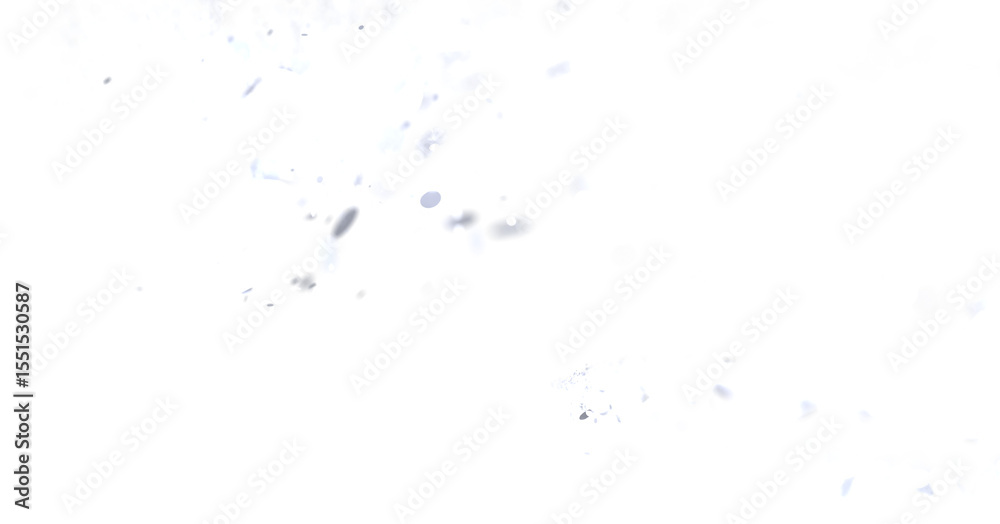 Poster Abstract white background with light gray particles floating. Perfect for overlay or design element.