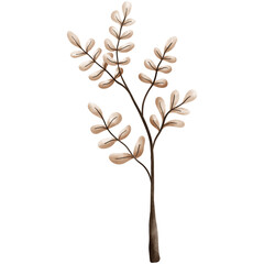 Obraz premium Watercolor cozy Atumn pumpkin,watercolor fall Atumn 