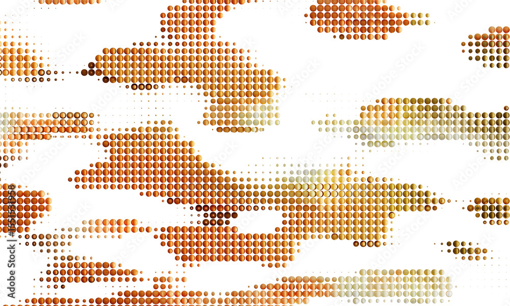 Poster High-resolution image of an abstract background with brown dotted patterns. Ideal for websites, presentations, and design projects.