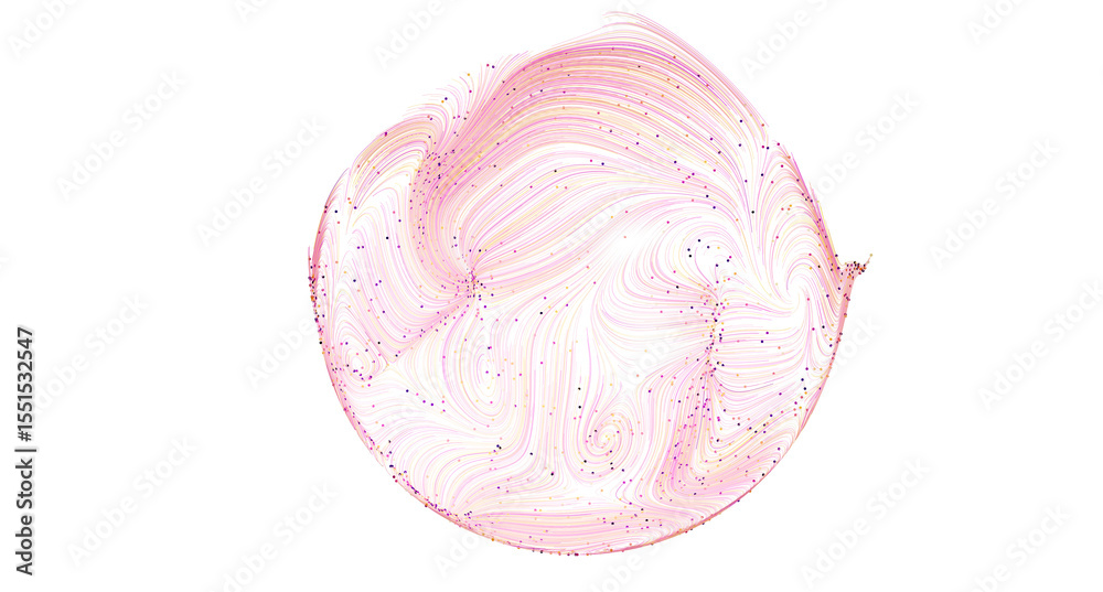 Poster beautiful abstract background with swirling pink and white patterns. perfect for websites, presentat