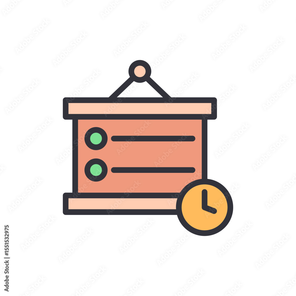 Poster prioritization with time sensitive tasks on a transparent canvas