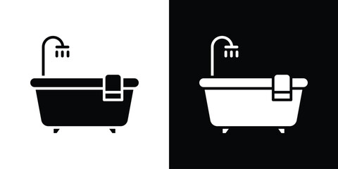 Bathroom icon vector, Symbol, logo illustrations