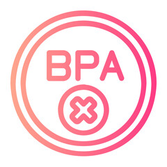 bpa free gradient icon