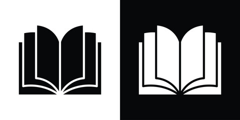 Book icon vector, Symbol, logo illustrations