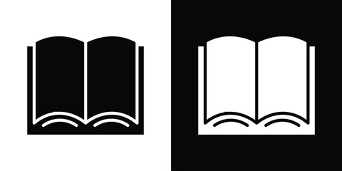 Book open icon. Design for website and mobile apps.
