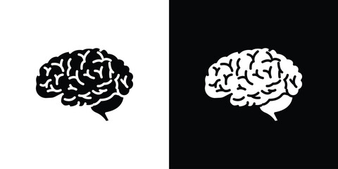 Brain icon vector, Symbol, logo illustrations