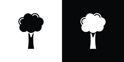 Broccoli icon vector, Symbol, logo illustrations