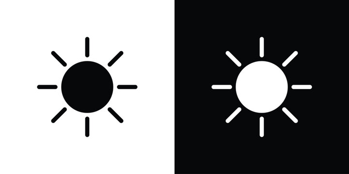 Brightness icon vector, Symbol, logo illustrations