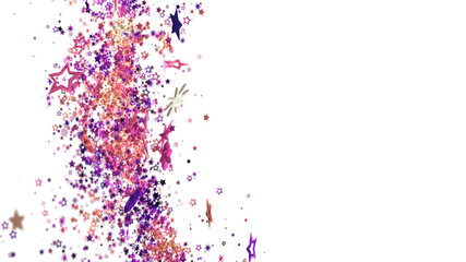 Festive background with pink, purple glitter stars. Perfect for celebrations, holidays, and more!