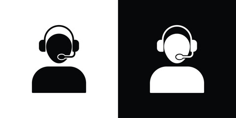 Callcenter icon. Design for website and mobile apps.