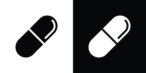 Capsules icon vector, Symbol, logo illustrations