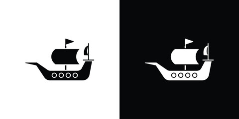 Caravel icon. Design for website and mobile apps.