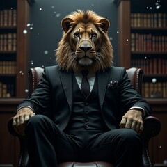 Lion in a Suit