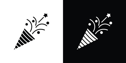 Confetti icon vector, Symbol, logo illustrations