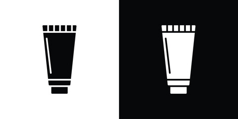 Cream tube icon vector, Symbol, logo illustrations