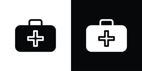 Doctor bag icon vector, Symbol, logo illustrations