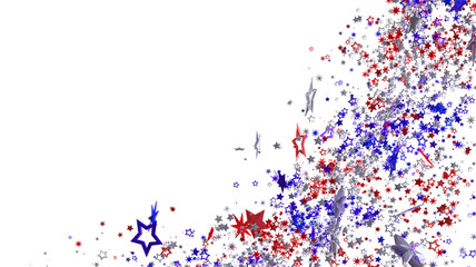 Celebrate Independence Day with this festive image of red, white, and blue stars!