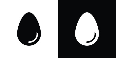 Egg icon vector, Symbol, logo illustrations