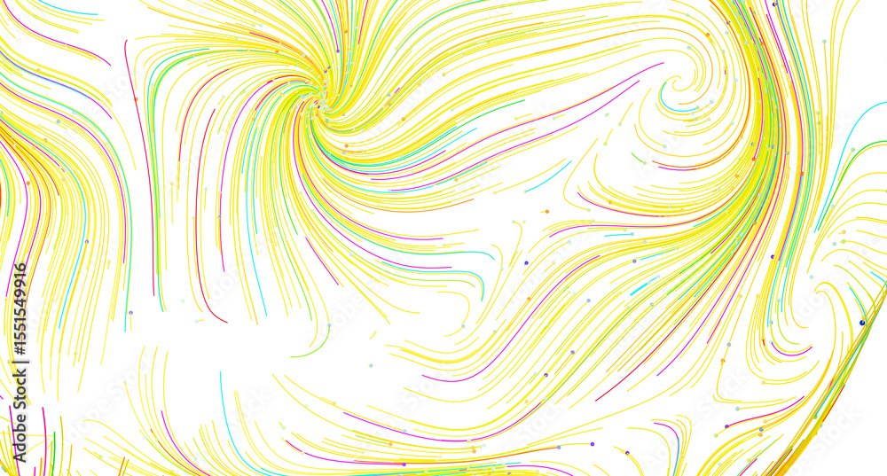 Aufkleber colorful abstract background with swirling lines and vibrant colors. perfect for design projects.