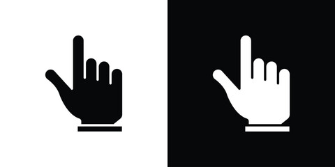 Finger icon vector, Symbol, logo illustrations