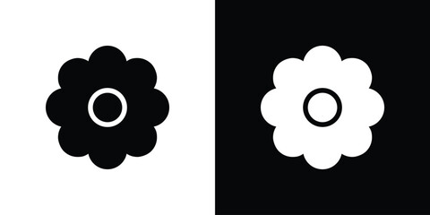Flower icon. Design for website and mobile apps.